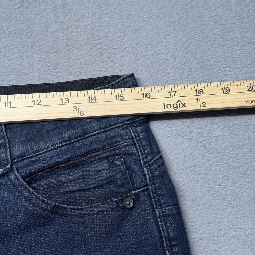 Democracy Absolution Womens 10 Skinny Jeans Blue Dark Wash Stretch Denim
